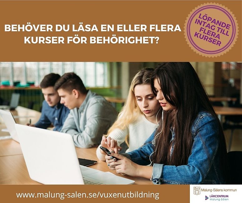 Behörighet löpande intag kurser
